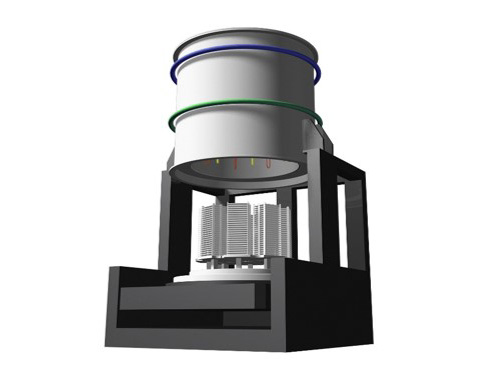 Cylindrical elevator batch kiln