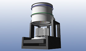 Cylindrical elevator batch kiln